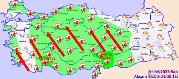 Meteoroloji'den 10 ile kuvvetli yağış alarmı: İstanbul için saat verildi! İzmir, Antalya, Muğla... - 8