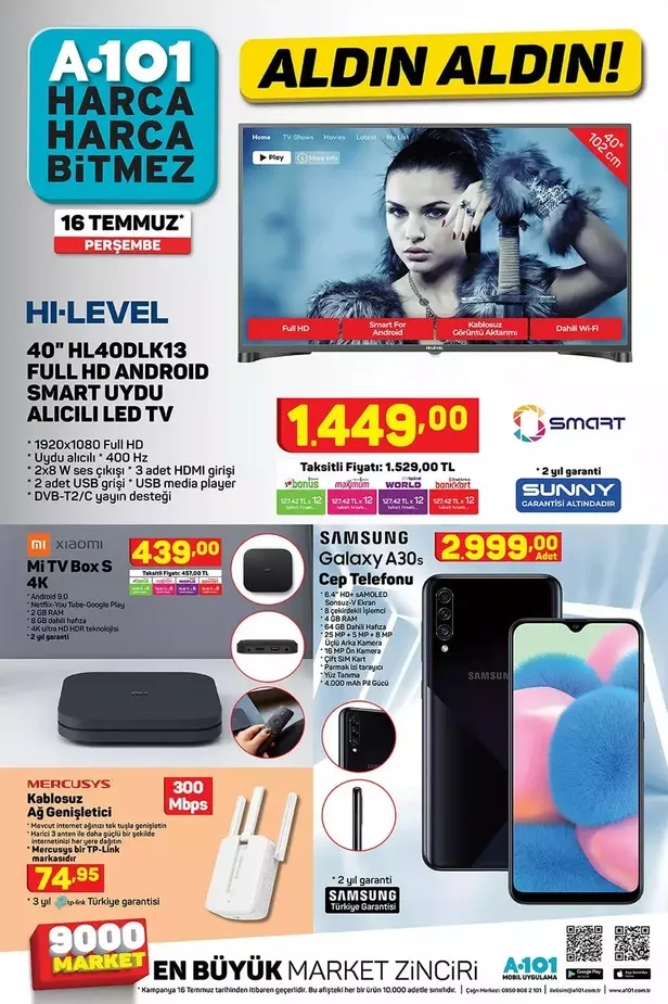 A101 16 Temmuz 2020 Perşembe Aktüel Ürünler Kataloğu dikkat çekiyor!-2