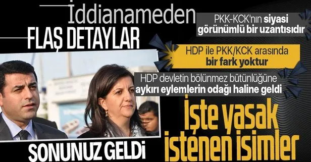 HDP'ye kapatma davasının detayları ortaya çıktı