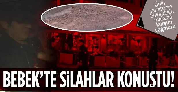 Ünlü sanatçının bulunduğu mekanı kurşunladılar!