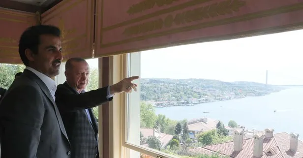 Başkan Erdoğan’dan kritik kabul! Katar Emiri Şeyh Temim Bin Hamed Al Sani Türkiye’de