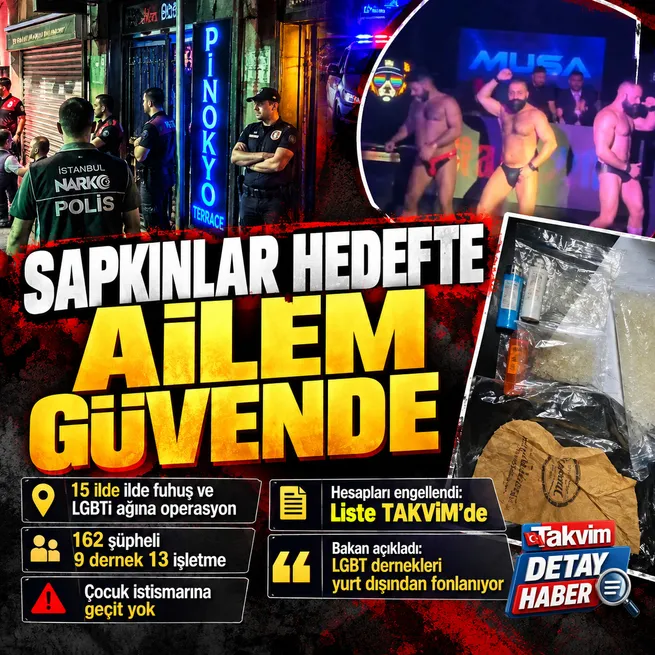 15 ilde ‘Ailem Güvende operasyonu! İstanbul’da gece kulüpleri ve derneklerde arama yapıldı