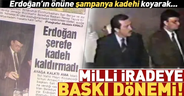 Erdoğan’ın belediye başkanı seçildikten sonra katıldığı ilk protokol yemeğinde mahalle baskısı!