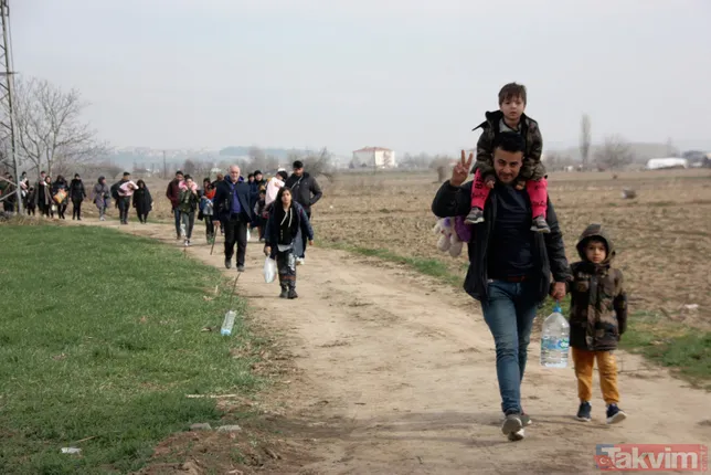 Mülteciler akın akın Yunanistan'a gidiyor! Meriç Nehrini yüzerek geçtiler