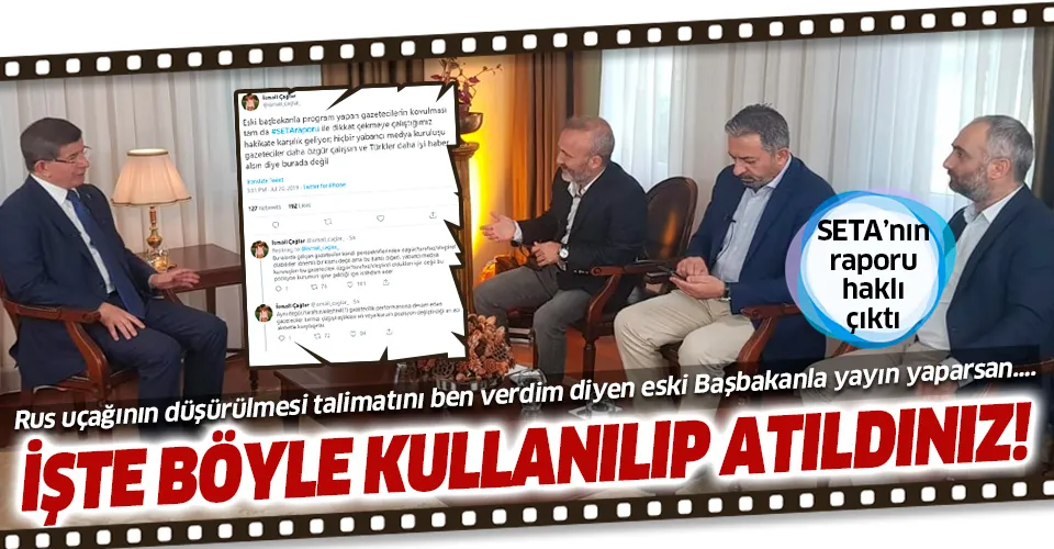 SETA Direktörü İsmail Çağlar: Gazetecilerin kovulması SETA raporu ile dikkat çekmeye çalıştığımız hakikate karşılık geliyor