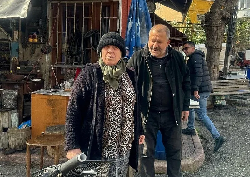 Esnaf ziyareti sırasında Beştaş'a tepki gösteren Fatma Kocabaş