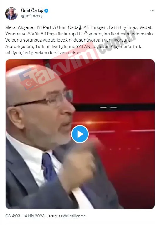 Ümit Özdağ'ın 7'liyi yerden yere vurduğu tweetlerini hatırlatıyoruz... Bunları nasıl yutacaklar?-17