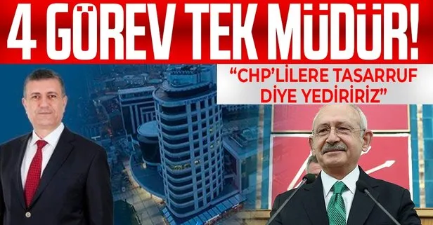 CHP'li belediyede bir kişiye dört müdürlük!