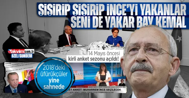 14 Mayıs öncesi kirli anket sezonu açıldı! 2018 seçimlerinde patlayan Piar anket firmasının son üfürme anketi! Kılıçdaroğlu'nun "ateşli yandaşı" Kadir Atalay'ın sicili! Hangi anket firması hangi altılıya çalışıyor?