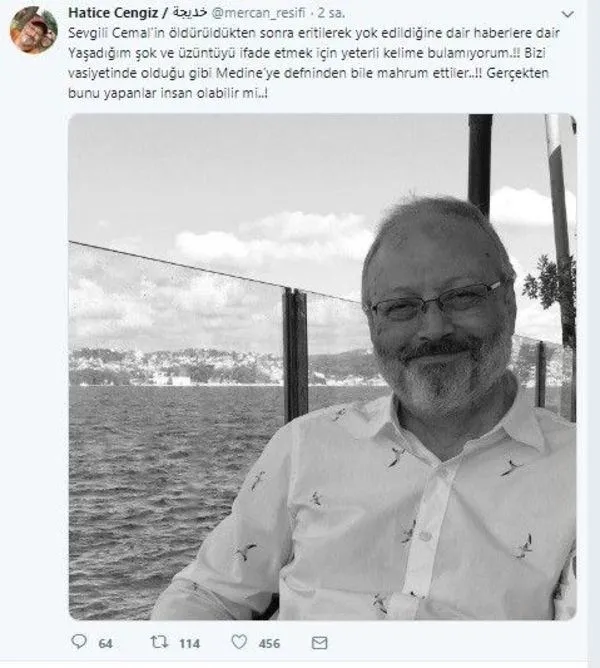 Kaşıkçı'nın nişanlısı: Cemal'i son arzusundan mahrum ettiler-1