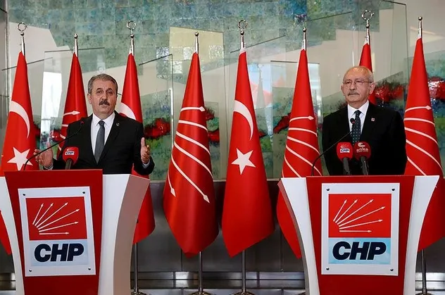 BBP Genel Başkanı Mustafa Destici, Kılıçdaroğlu’nun yüzüne baka baka söyledi: Ha Duran Kalkan ha Pervin Buldan!