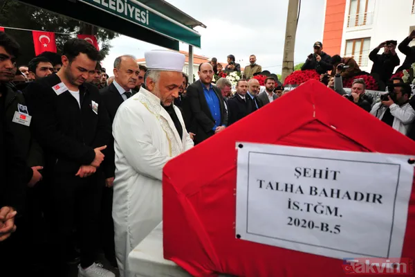 Şehit Teğmen Talha Bahadır, Yalova'da toprağa verildi! Cenaze namazını babası kıldırdı - 9