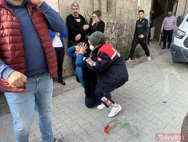 Adana'da eşinin çocukları alarak evi terketmesine öfkelenen koca damdan atladı - 7