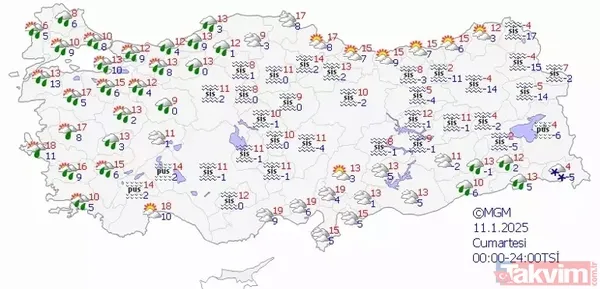 Yurt Genelinde Yağışlı Hava Etkisini Gösterecek Meteoroloji Genel Müdürlüğü Tarafından Yapılan Son Tahminlere Göre; Ülkemizin İç Ve Batı Kesimlerinin Parçalı...