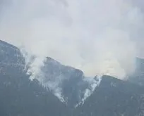 Antalya’da ormanlık alanda yangın