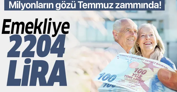 Emekliye 2204 lira | 2020 SSK SGK ve Bağ-Kur en düşük emekli maaşı ne kadar olacak?