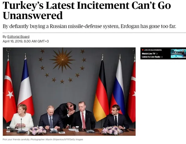 ABD basını haddini aştı: "Rus hava savunma sistemi alan Erdoğan çok ileri gitti"-1