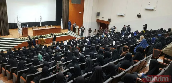 Afgan kadınlar Kabil Eğitim Üniversitesi’nde Taliban’a destek programı düzenledi - 14