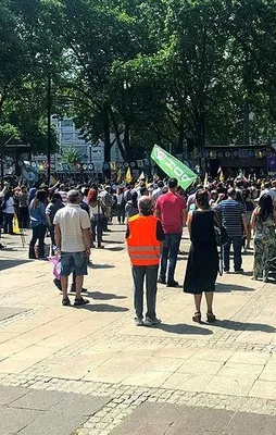HDP'nin Almanya mitingine düşük katılım