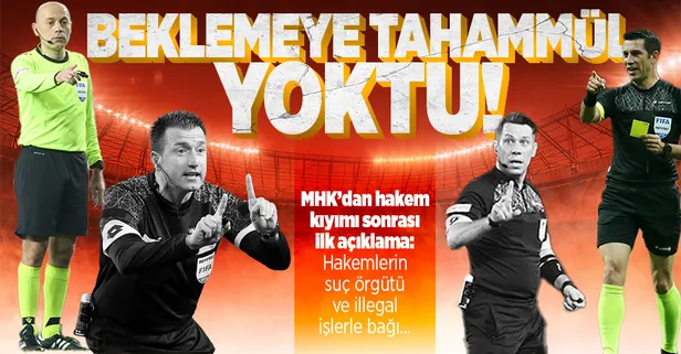 SON DAKİKA! MHK Başkanı Ferhat Gündoğdu'dan 13 hakemin üstünün çizilmesi kararı sonrası flaş açıklamalar