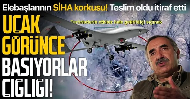 SON DAKİKA: Terör örgütü PKK’da SİHA paniği! Teslim olan terörist itiraf etti: Yolcu uçaklarından bile saklanıyorlar