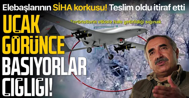 SON DAKİKA: Terör örgütü PKK'da SİHA paniği! Teslim olan terörist itiraf etti: Yolcu uçaklarından bile saklanıyorlar