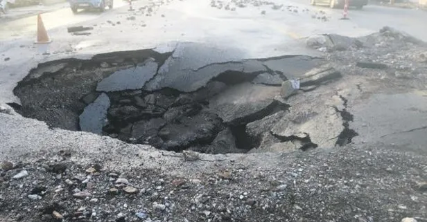Asfalt patladı be!