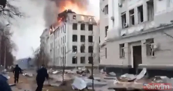 Rusya - Ukrayna arasında propaganda savaşları! Harkiv'de vurulan bina üniversite mi polis merkezi mi? - 3