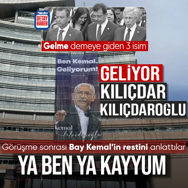 Kemal Kılıçdaroğlundan Ekrem İmamoğlu ve Özgür Özele Ya ben ya kayyum resti! Vahap Seçer ve Engin Özkoç o görüşmeyi anlattı
