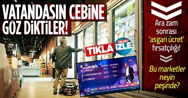 İndirim yerine bindirim! Ara zam sonrası ’asgari ücret’ fırsatçılığı: Marketler neyin peşinde?