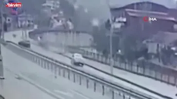 Rize’de feci kaza kamerada: 1 ölü!