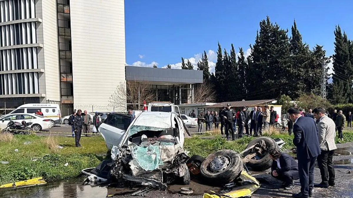 Hatay’da aynı aileden 6 kişi ölmüştü! Kaza anları anbean güvenlik kamerası görüntülerine yansıdı