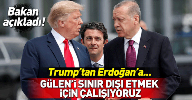 Son dakika... Mevlüt Çavuşoğlu ’Trump Erdoğan’a Gülen’i sınır dışı etmek için çalışıyoruz dedi