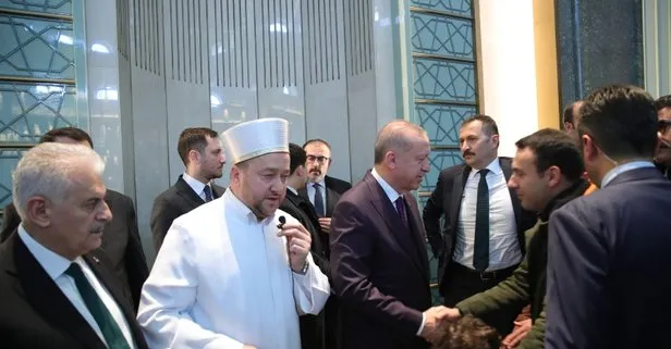 Son dakika: Başkan Erdoğan Cuma namazını Millet Camisi’nde kıldı