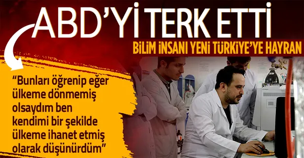 ABD'yi terkederek ülkesine dönen Prof. Dr. Mehmet Zahmakıran: Ülkemizde son 15 yılda bilime verilen değer yadsınamaz