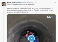 CHPli Ekrem İmamoğlu kanal temizliğini yatırım diye gösterdi! Lokman Çağırıcı: Kanal temizliğini yatırım diye lanse edenler...