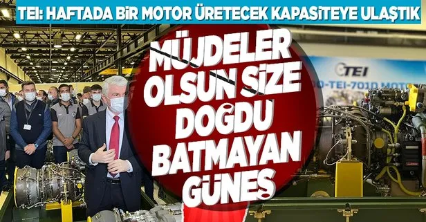 Haftada bir motor üretecek kapasiteye ulaştık