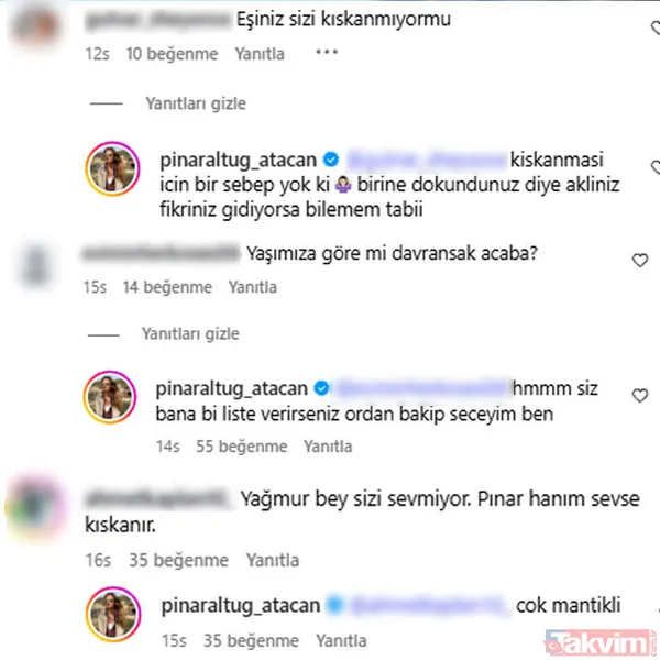 Pınar Altuğ'un yoga videosuna tepki yağdı! “Eşiniz kıskanmıyor mu?” sorusuna bakın ne yanıt verdi - 8