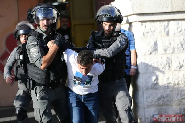 İsrail'den insanlık dışı müdahale! Kadın ve çocuklara sert müdahale - 14