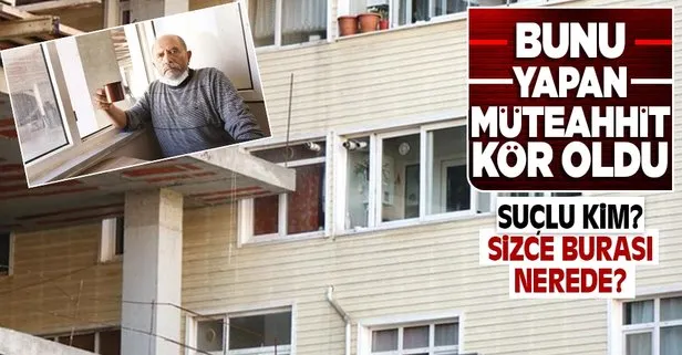 Yok böyle apartman: İnşaata bitişik evinin balkonunda çay keyfi! İstanbul Şişli’de apartmanın içine giren apartman inşaatı