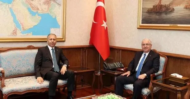 Son dakika: Milli Savunma Bakanı Yaşar Güler İçişleri Bakanı Yerlikaya ile bir araya geldi