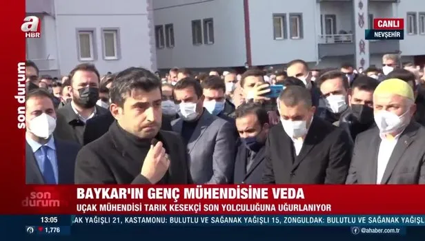 SON DAKİKA: Baykar'ın genç mühendisine veda! Selçuk Bayraktar zor konuştu gözleri doldu! İşte yürekleri dağlayan son konuşması