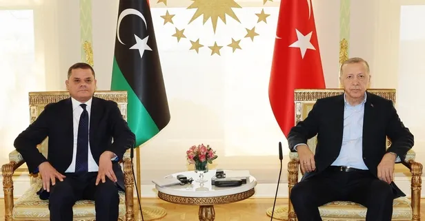 Başkan Erdoğan Libya Başbakanı Dibeybe'yi kabul etti