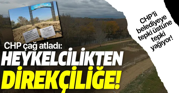 CHP'li Edirne Belediyesi'nden direkli park! Vatandaştan tepki yağdı!-1
