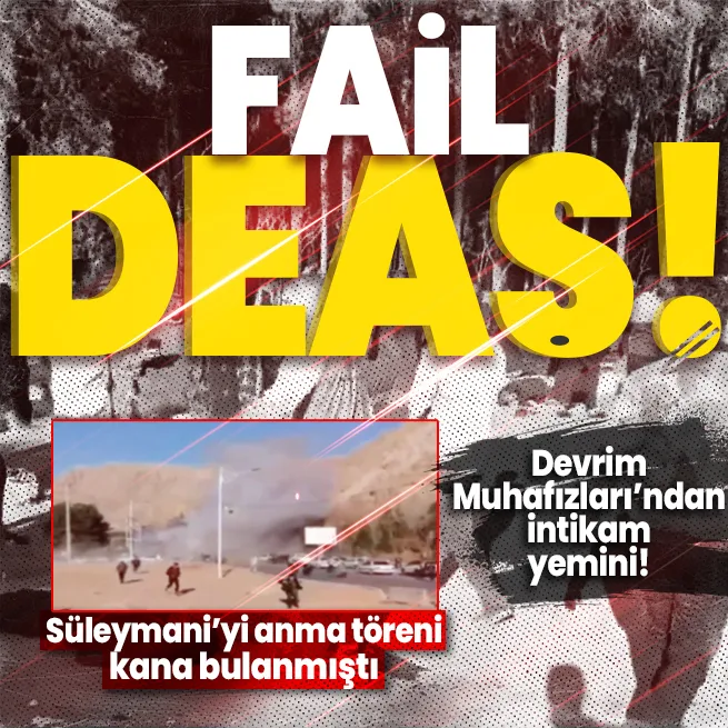 Son dakika: Kasım Süleymaniyi anma töreni kana bulanmıştı! İrandaki bombalı saldırıyı DEAŞ üstlendi