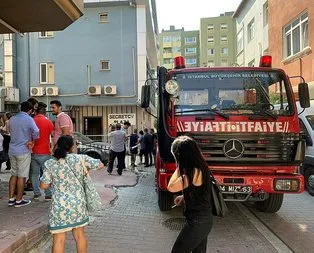 Ataşehir’de iş merkezinde yangın paniği