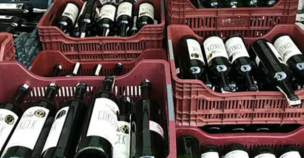 Muğla’da şişelerce sahte içki ele geçirildi