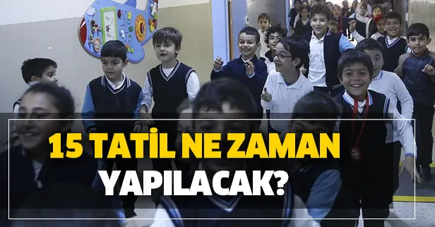 MEB 2020: 15 tatil ne zaman? Sömestr tatili ne zaman başlayacak? Yarıyıl tatili ayın kaçında?