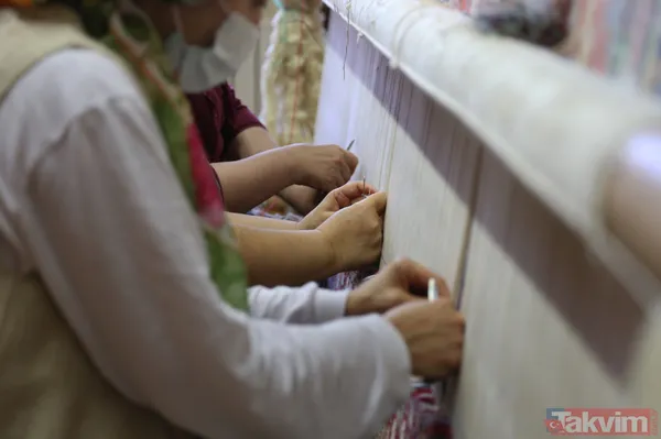 Yapımı bir yıl sürecek halıya tam tamına 20 milyon ilmek atılacak - 6