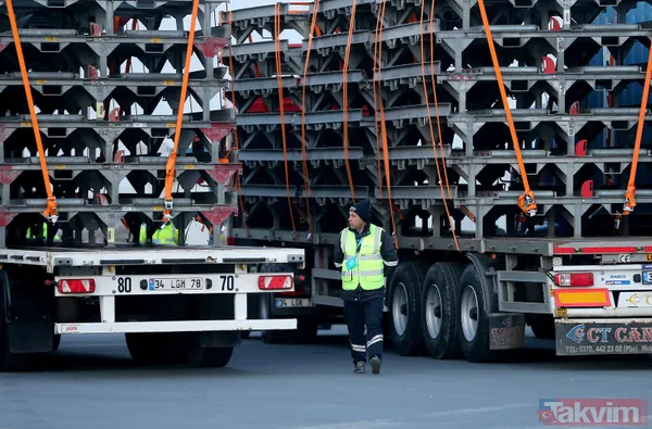 Tarihi taşınmada aprondaki son yoğunluk Kule'den de görüntülendi - 15